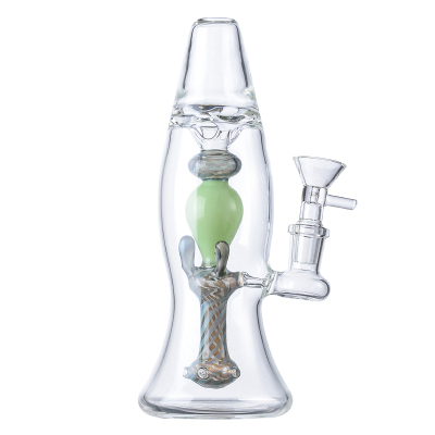 Best Mini Lava Lamp Glass Bongs Cool Showerhead Perc Water Pipes Small Dab Rigs 02