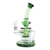 Best Tornado Klein Recycler Bongs Showerhead Perc Heady Glass Oil Dab Rigs