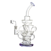 Crazy Best Half Fab Egg Hydra Triple Recycler Dab Rigs Circ Perc Vortex Glass Bongs 
