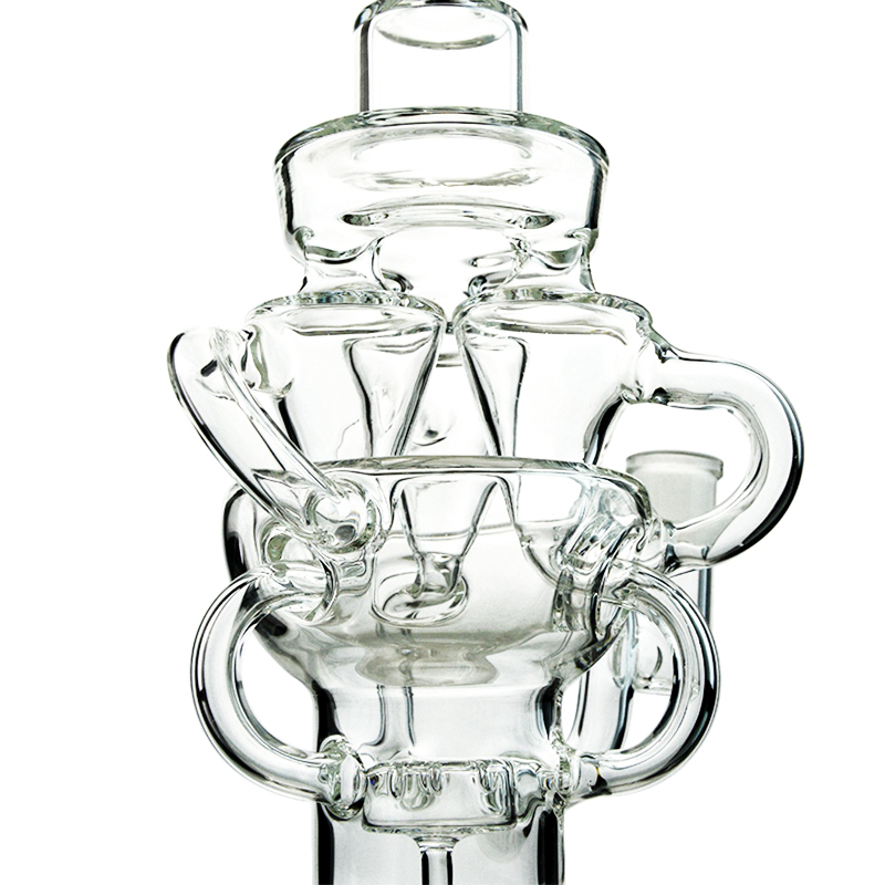 Crazy Hydra Triple Recycler Dab Rigs