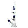 16 Inch 6 Arm-tree Perc Freeze Big Water Pipe Cool Glass Beaker Bong 