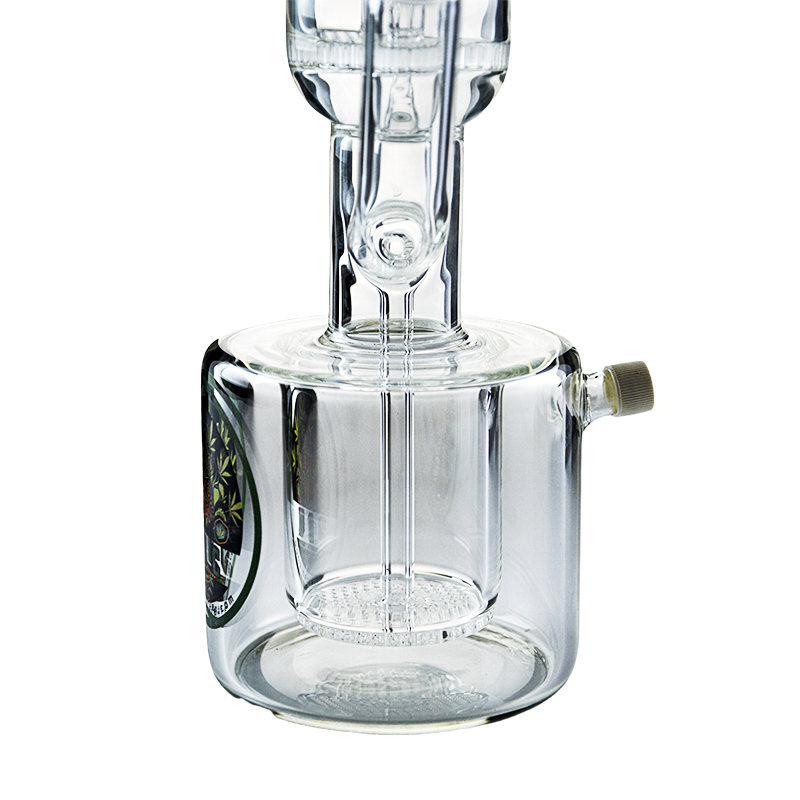 clear can honeycomb perc bubbler