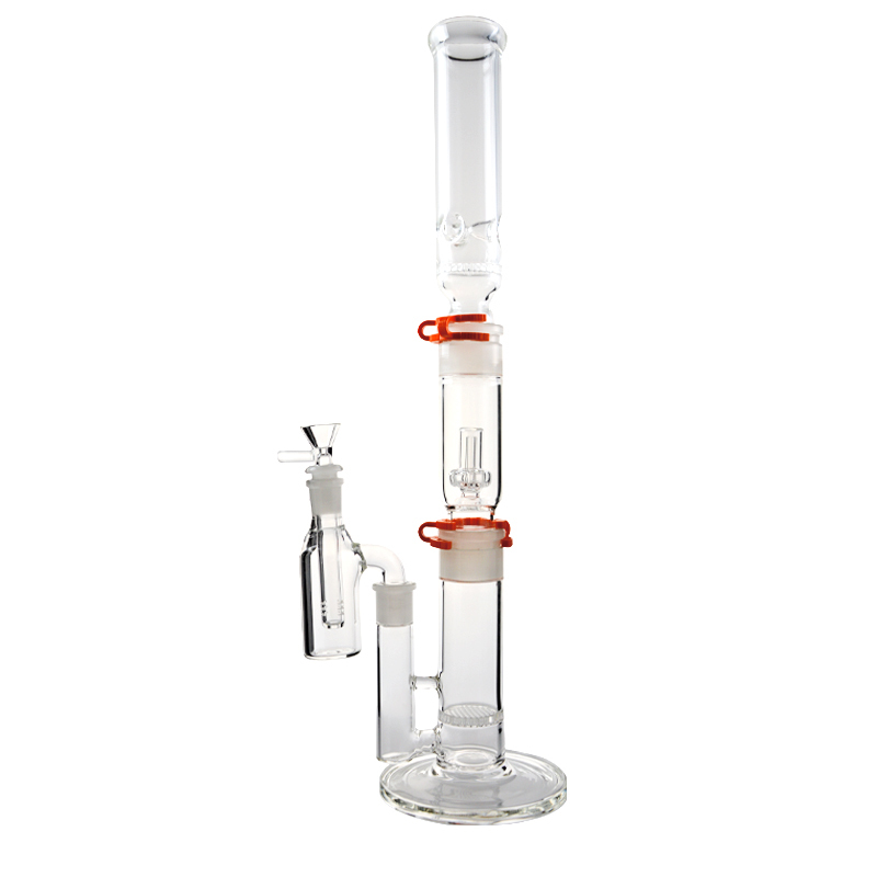 Cool Big Bong Huge Clear Glass Water Pipe W/ Honeycomb-UFO Perc