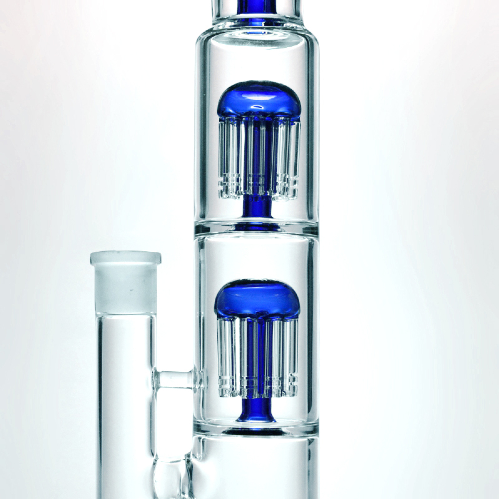 Blue big glass bong