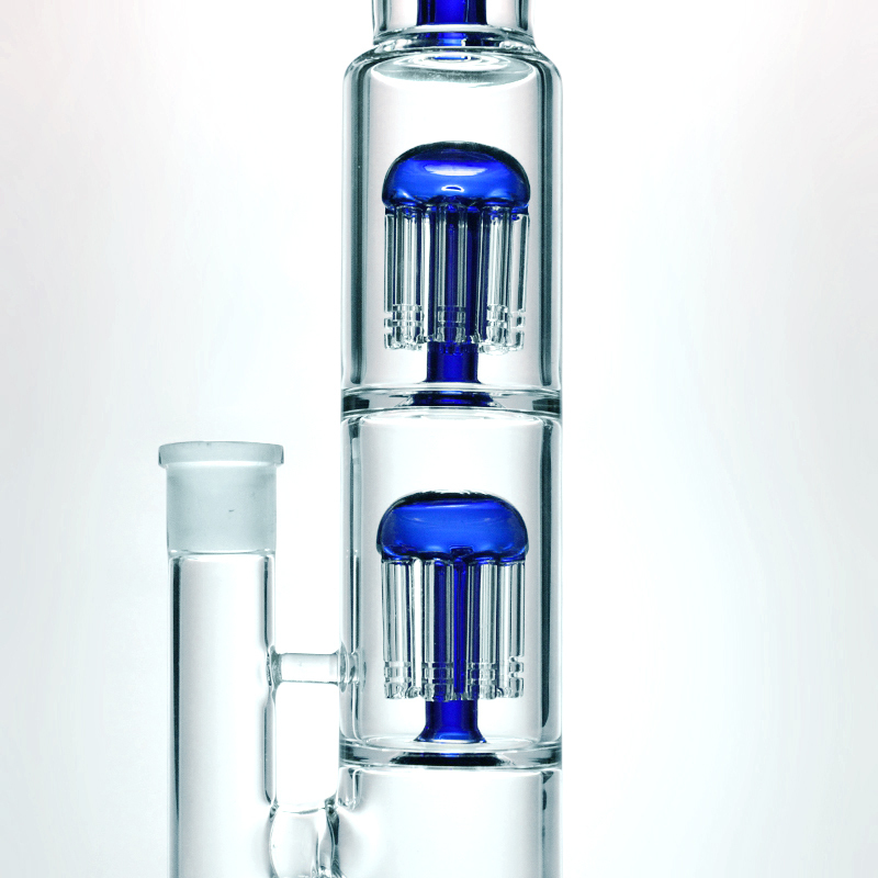 Blue big glass bong