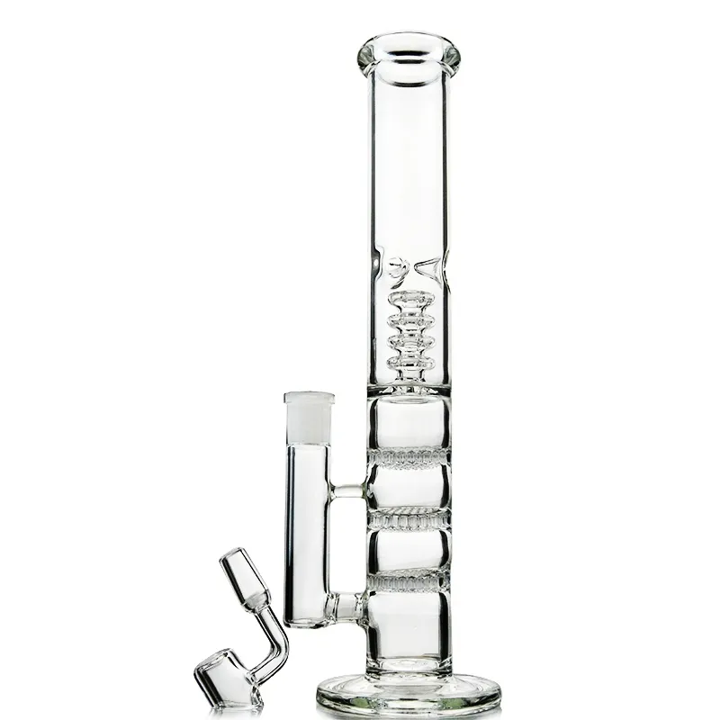 clear glass bong