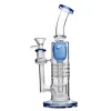 Torus Ratchet Barrel Prec Heady Glass Bong Portable Bubbler 
