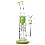 Torus Ratchet Barrel Prec Heady Glass Bong Portable Bubbler 