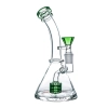 8 Inch Cheap Mini Bong Glass Beaker Water Pipe Pocket Dab Rig W/ Matrix Perc