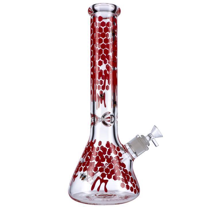 10 Inch Red Beaker bong