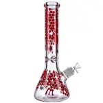 10 Inch Red Beaker bong