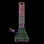 glass glowing water pipe