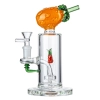 Fruit Pineapple Cool Bong Small Dab Rigs Bubbler Glass Water Pipes W/ Showerhead Perc