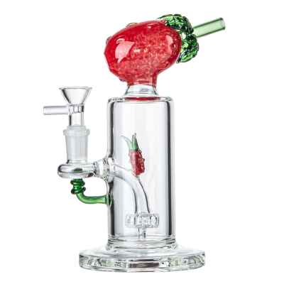 Fruit Pineapple Cool Bong Small Dab Rigs Bubbler Glass Water Pipes W/ Showerhead Perc 02