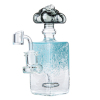 Cool Cheap Bong Glass Bubbler Portable Dab Rig W/ Showerhead Perc
