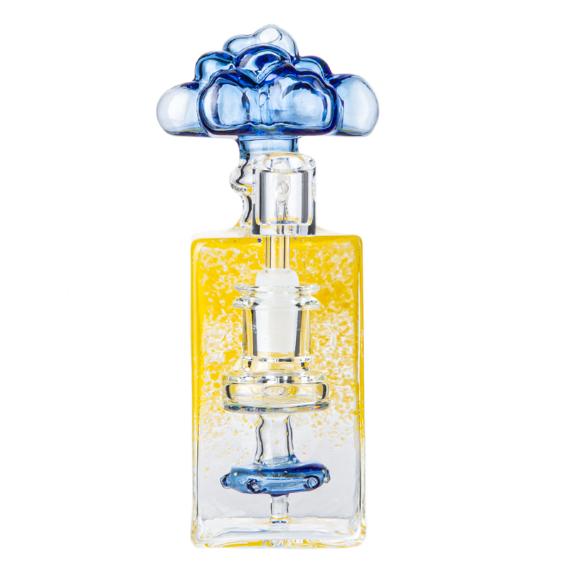 cloud shape red showerhead percolator water pipe