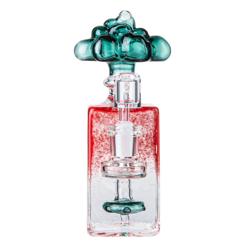 Cool Cheap Bong Glass Bubbler Portable Dab Rig W/ Showerhead Perc