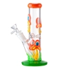 Cool Cheap Glow In The Dark Mini Bongs Painted Mushroom Straight Tube Dab Rigs