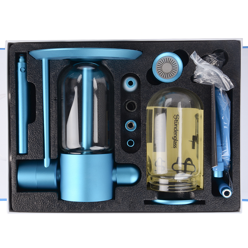 15 Inch Blue Best Big Gravity Bong 360 Degree Rotating Water Pipe