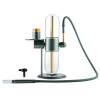 15 Inch Green Best Big Gravity Bong 360 Degree Rotating Hookah Aluminum & Glass Water Pipe