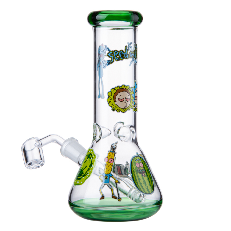 Mini Rick And Morty Water Pipe