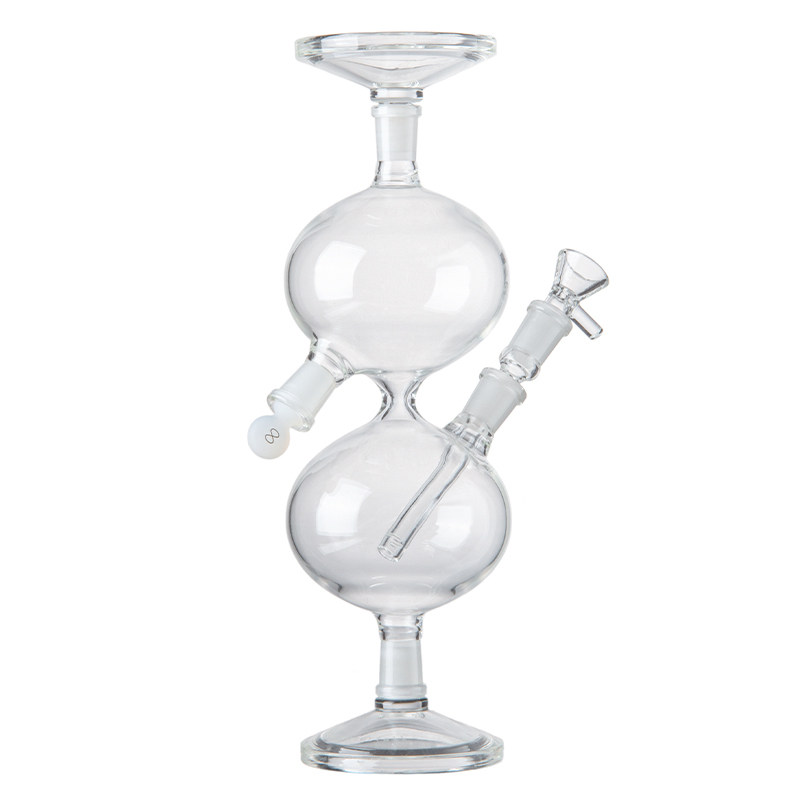 Best 11 Inch Hourglass Infinity Waterfall Glass Bong Cool Gravity Dab Rig 