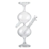 Best 11 Inch Hourglass Infinity Waterfall Glass Bong Cool Gravity Dab Rig 