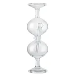 Hourglass Infinity Waterfall Glass Bong