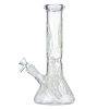 Glow in the Dark Jellyfish Beaker Bong Clear Glass Animal Dab Rigs W/ Ice Catcher