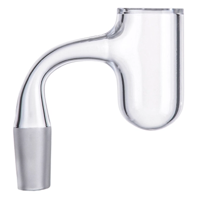 Male Deep Seamless Weld Quartz Banger Rounded Bottom Dab Nail  01