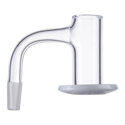 Premium Full Weld Blender Quartz Banger W/ Opaque Base  01