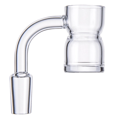 Hourglass Splash Guard Quartz Banger Flat Bottom Nail  01