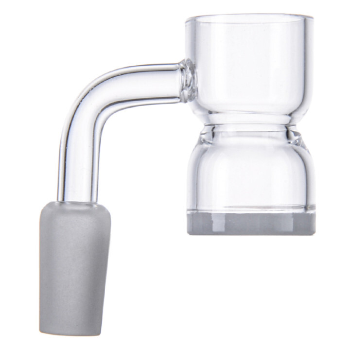 Good Quality Splash Guard Quartz Banger With Opaque Bottom