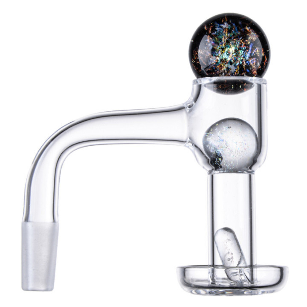 Colorful Terp Slurper Marble Set 100% Quartz Banger