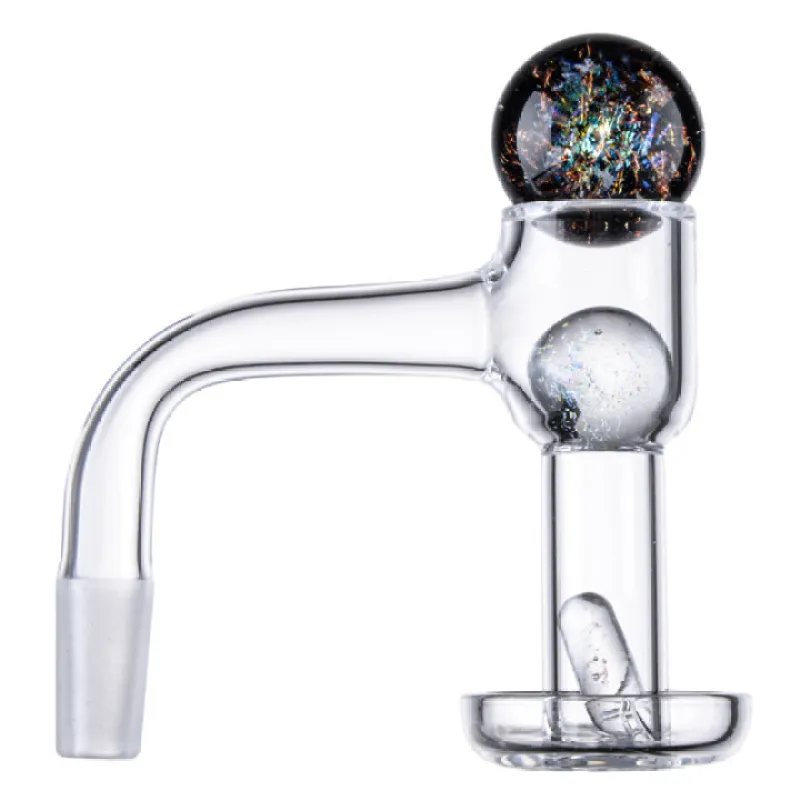 Colorful Terp Slurper Marble Set 100% Quartz Banger