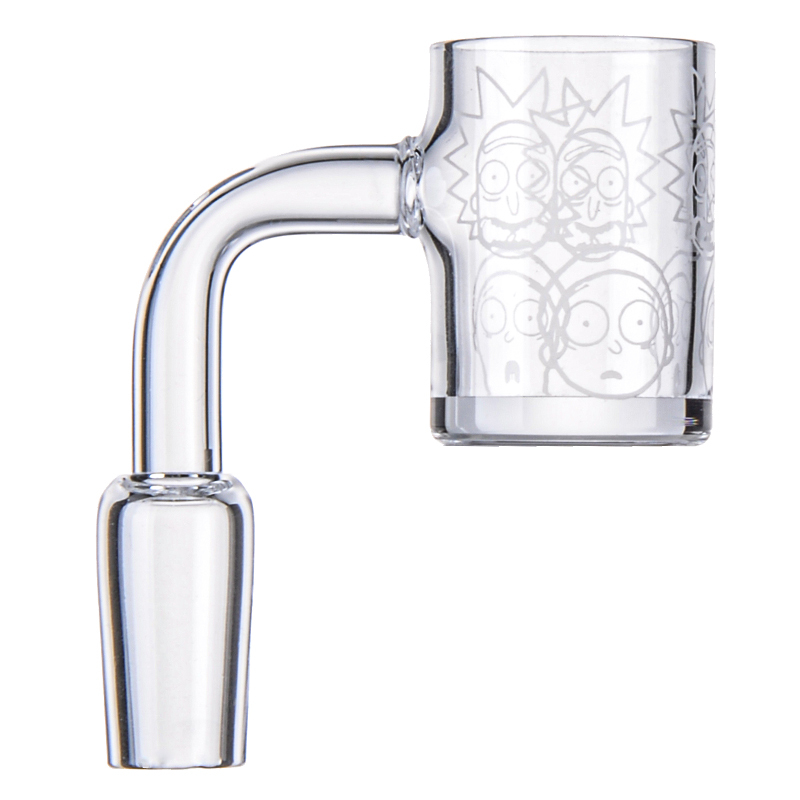 High Quality Rick And Morty Wide Quartz Bucket Banger 14mm 10mm 19mm female male joint Nail