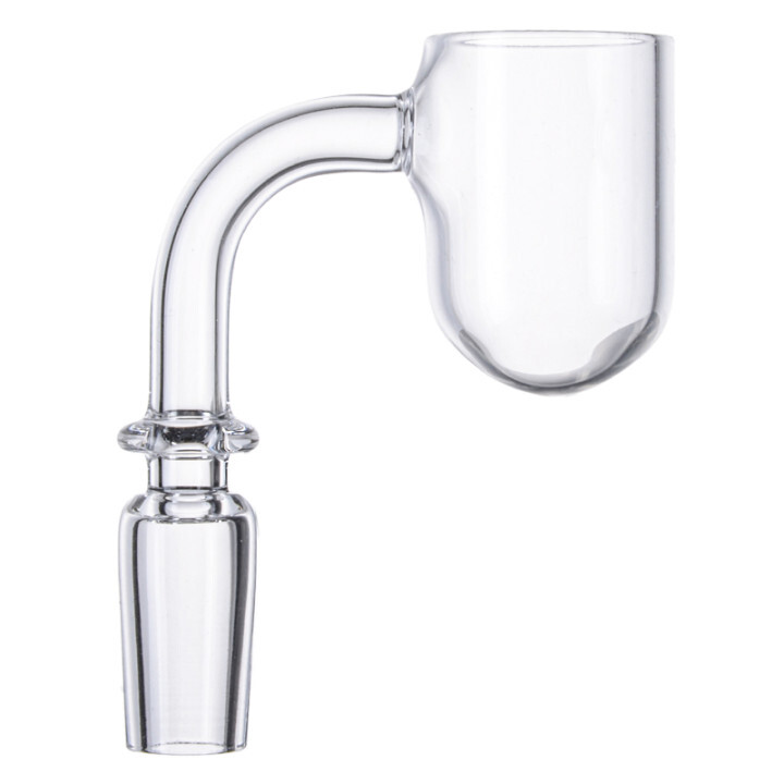 Rounded Bottom 100% Quartz Nail 90 Degree Dab Banger