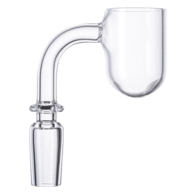 Rounded Bottom 100% Quartz Nail 90 Degree Dab Banger 01