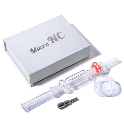 Cheap Heady Glass Micro NC Nectar Collector Box Set 10mm 14mm Dab Straw Kit  01