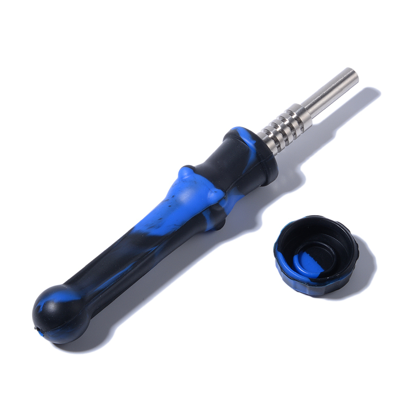 dab straw with steel titanium nail 