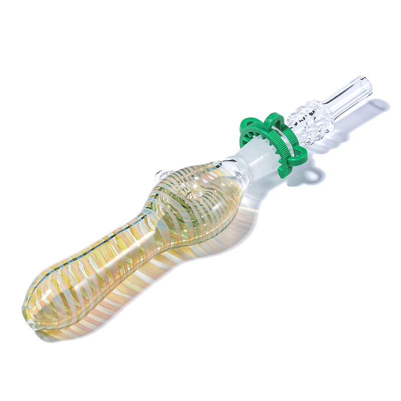 glass donut vapor dab straw