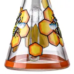 glass beaker water pipe 