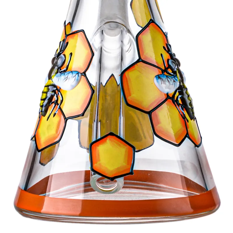 glass beaker water pipe 
