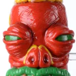 Cool Moldy Creations Bong Horror Red Monster Dab Rig Honeycomb Perc Water Pipe 