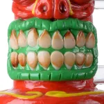 Cool Moldy Creations Bong Horror Red Monster Dab Rig Honeycomb Perc Water Pipe 