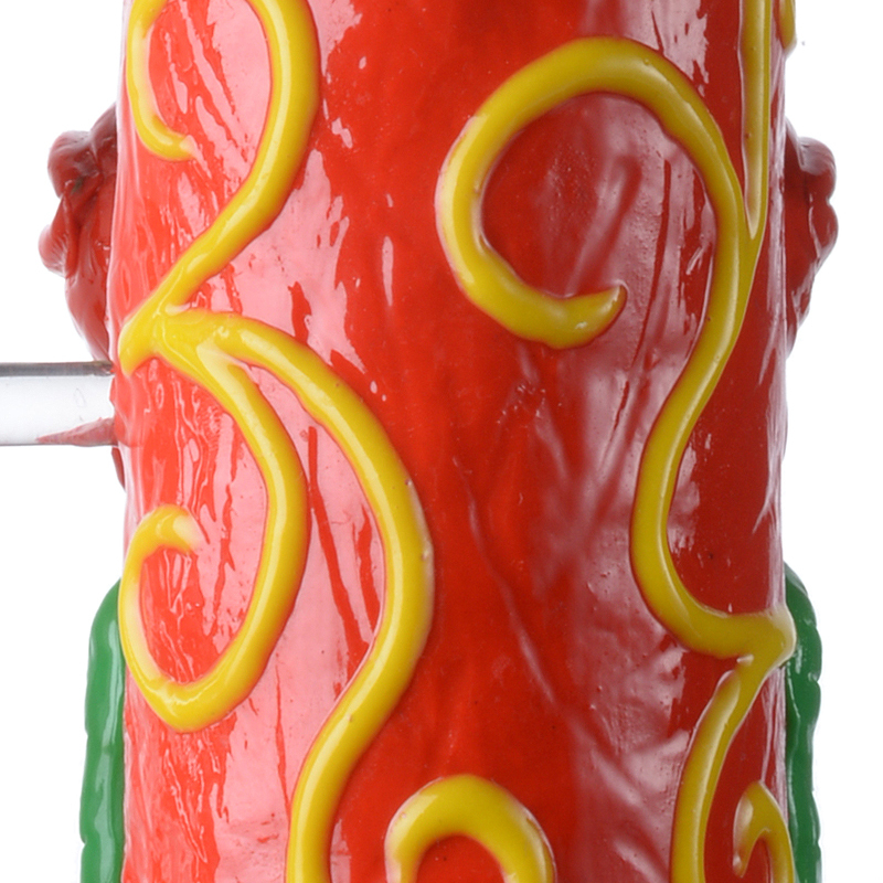 Cool Moldy Creations Bong Horror Red Monster Dab Rig Honeycomb Perc Water Pipe 