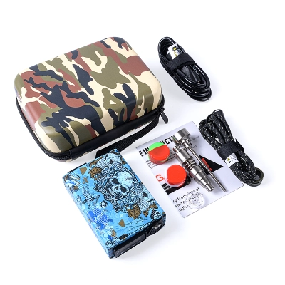 Classic Micro E-Nail Kit Camouflage Electric Dab Rig Heater Coil Set & Titanium Nail  01