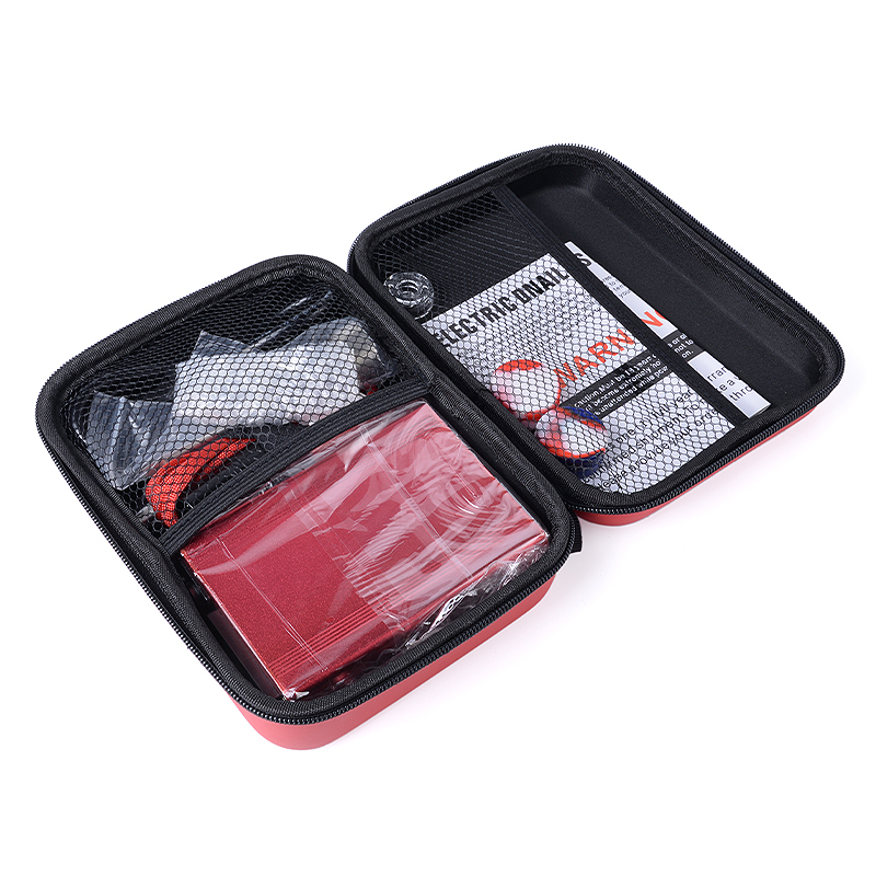 Red Christmas Themed Titanium E-Nail Dab Rig Kit Portable Micro Enail Elite Set