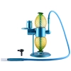 Blue Pineapple Globe Gravity Bong Flip Ananas Infinity Waterfall 360° Rotating Hookah Pipe 