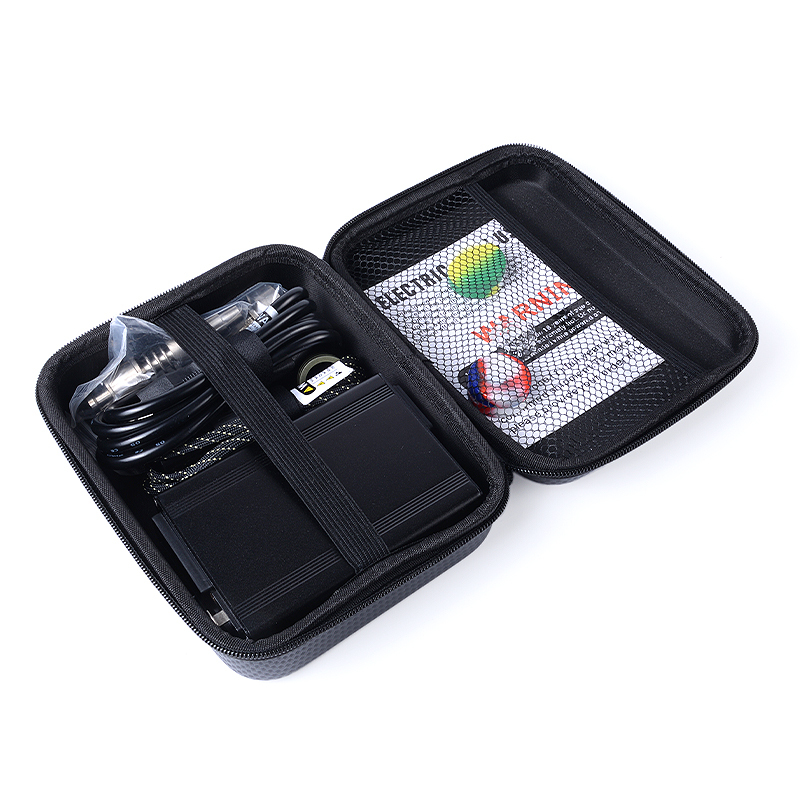 Black Titanium E-Nail Dab Rig Kit Portable Micro Enail Elite Set